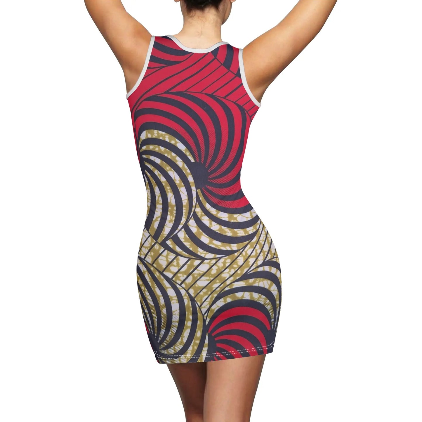 puerto rico summer vibes slim fit dress by tropic dune