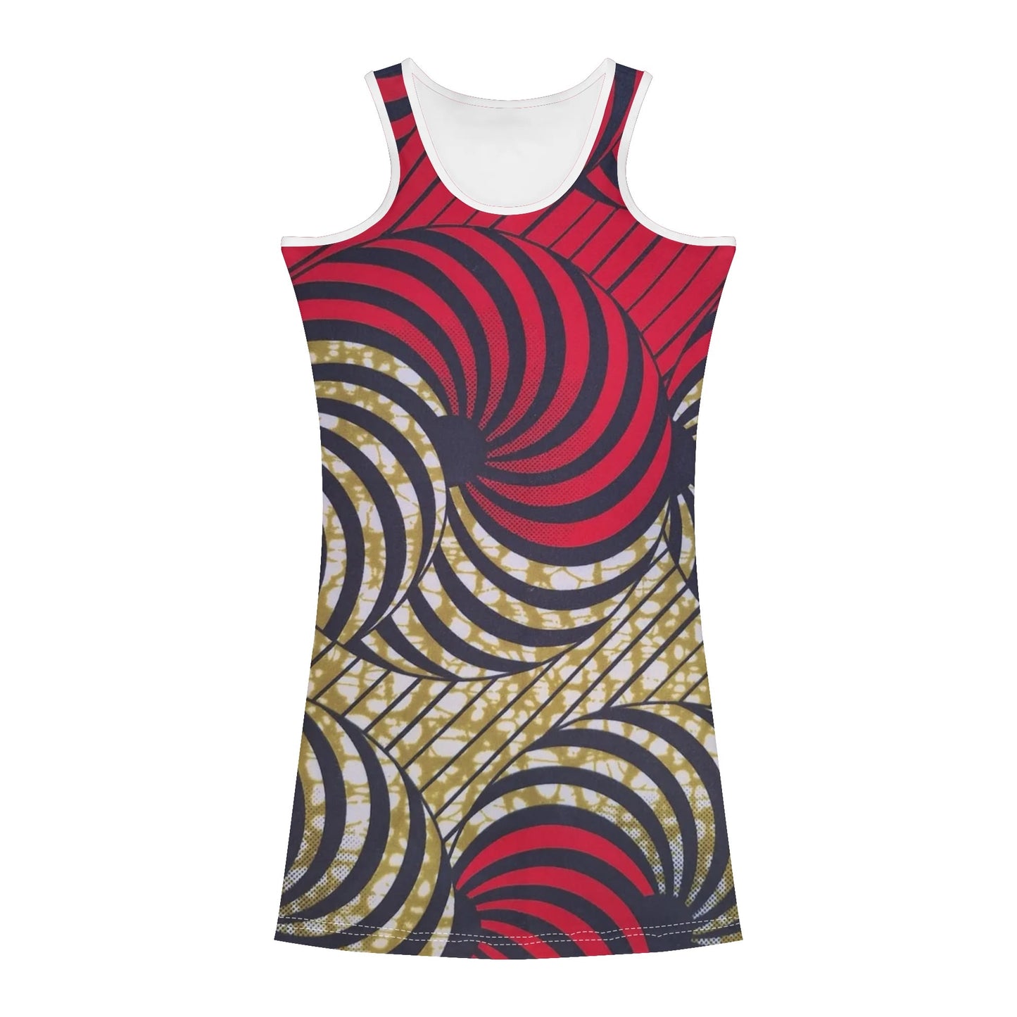 puerto rico summer vibes slim fit dress by tropic dune