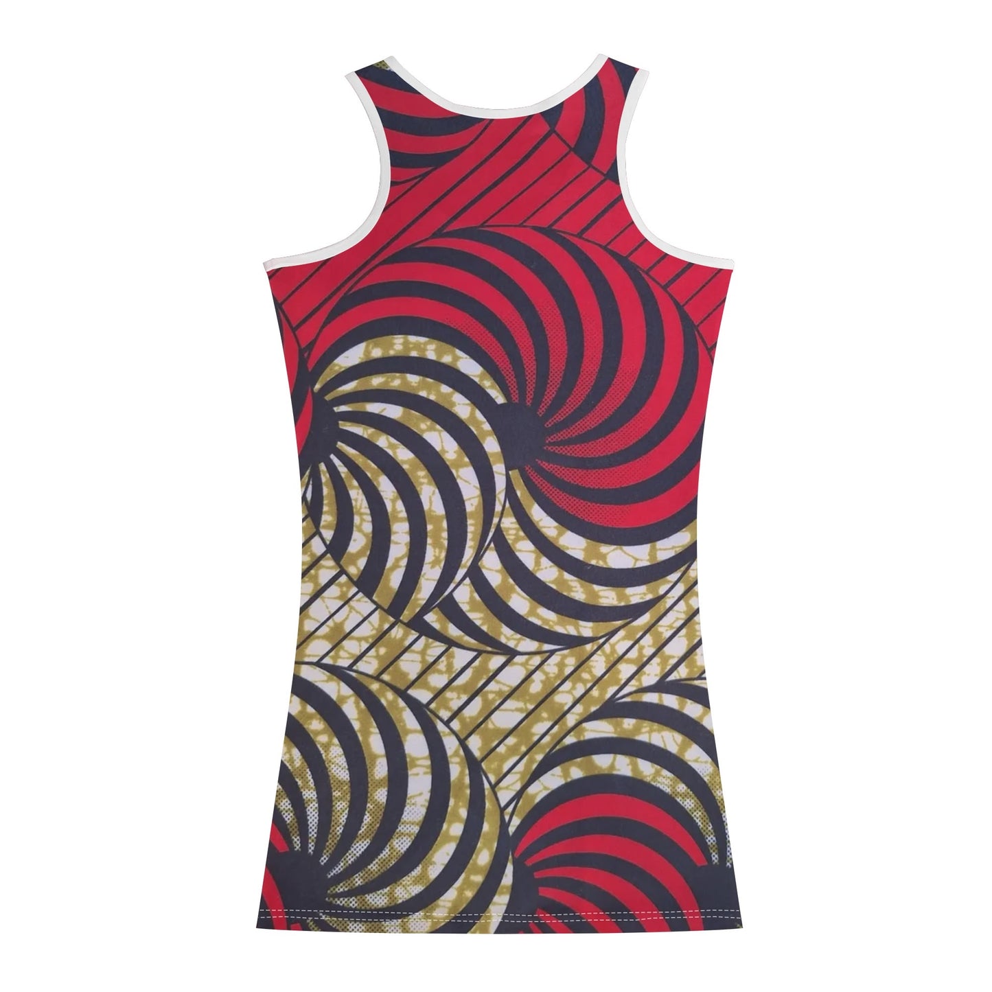puerto rico summer vibes slim fit dress by tropic dune