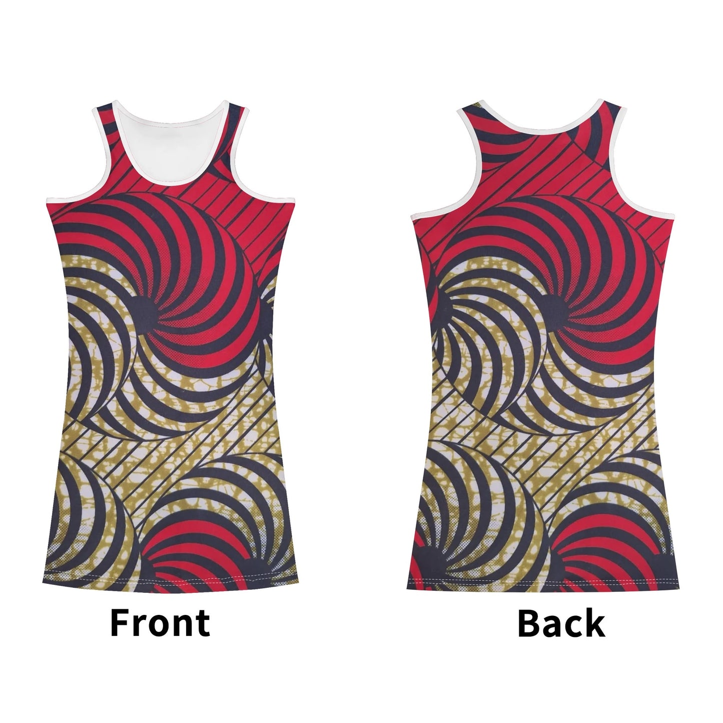 puerto rico summer vibes slim fit dress by tropic dune