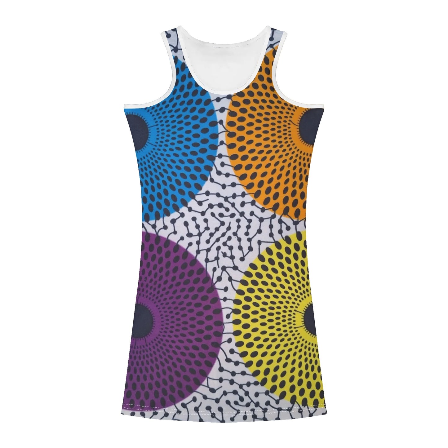 brasília summer vibes slim fit dress by tropic dune