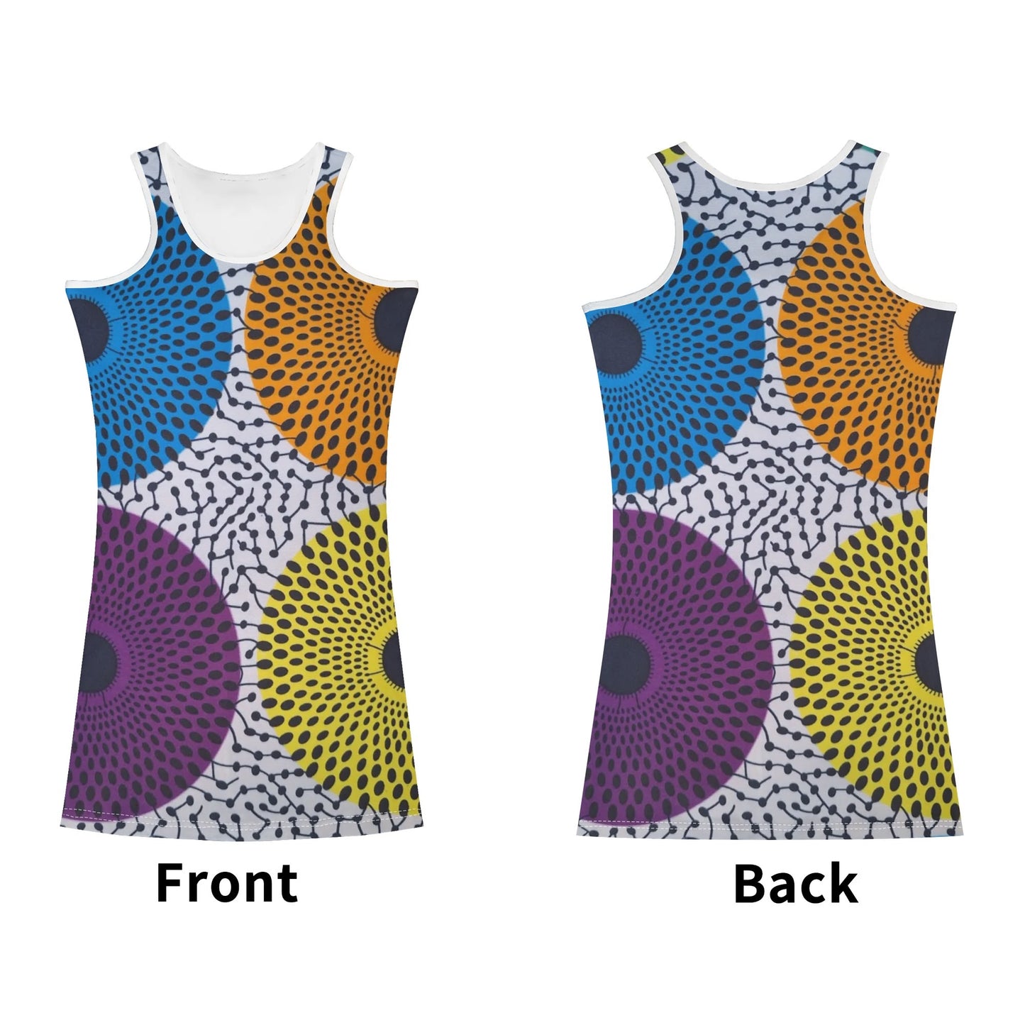 brasília summer vibes slim fit dress by tropic dune