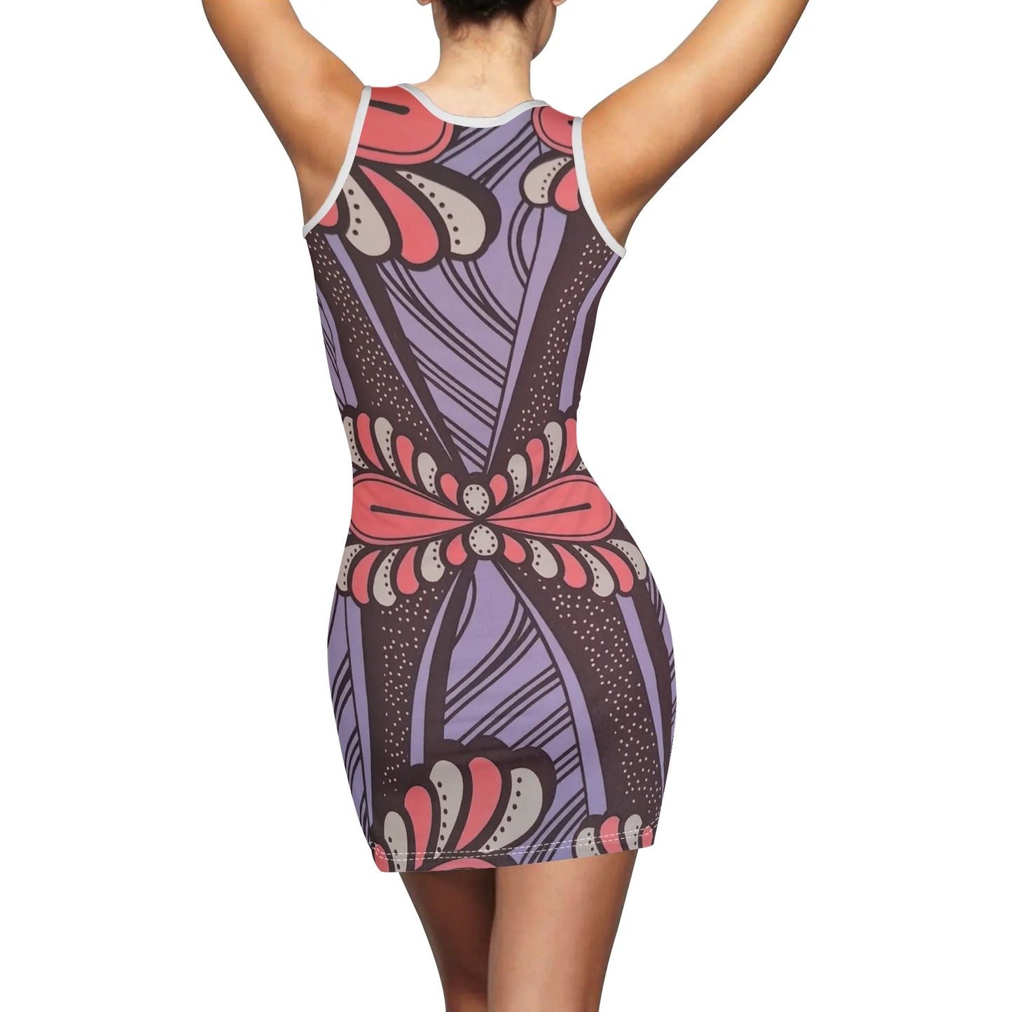cali summer vibes slim fit dress by tropic dune
