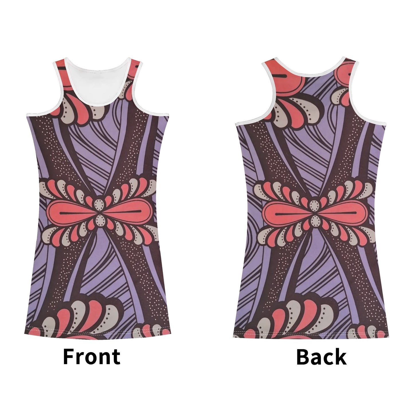 cali summer vibes slim fit dress by tropic dune