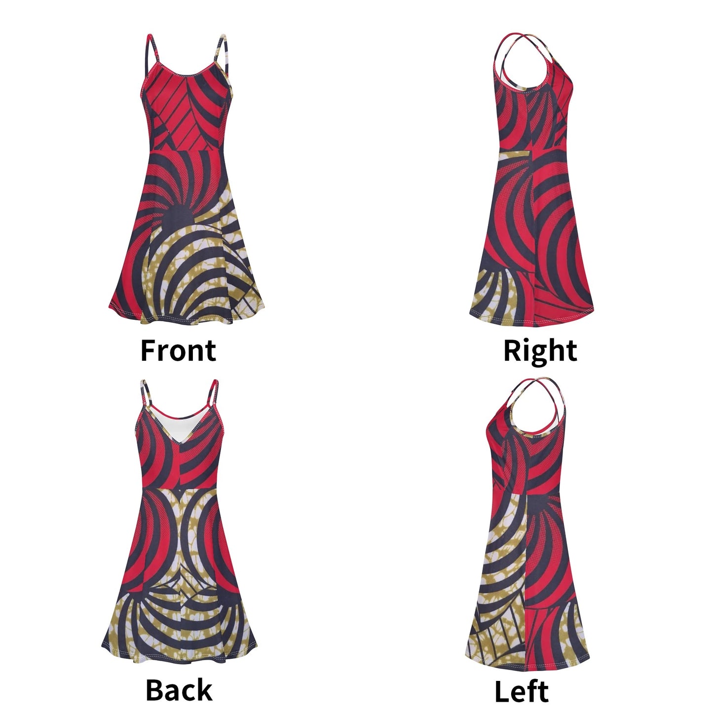 dolci ricordi spaghetti strap dress by tropic dune