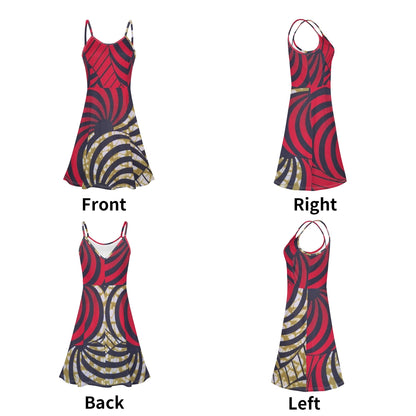 Dolci Ricordi Spaghetti Strap Dress By Tropic Dune