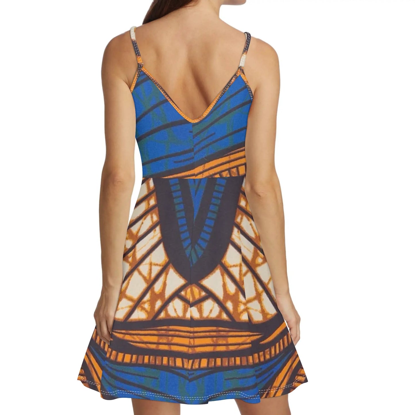 giorni d'estate spaghetti strap dress by tropic dune