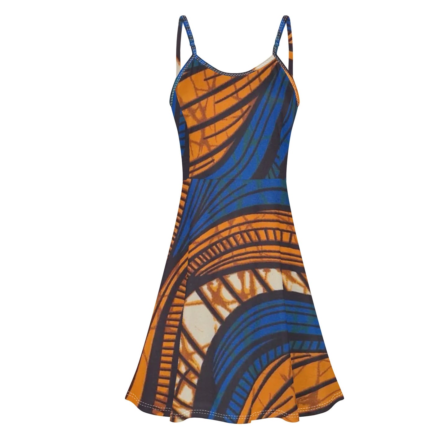 giorni d'estate spaghetti strap dress by tropic dune