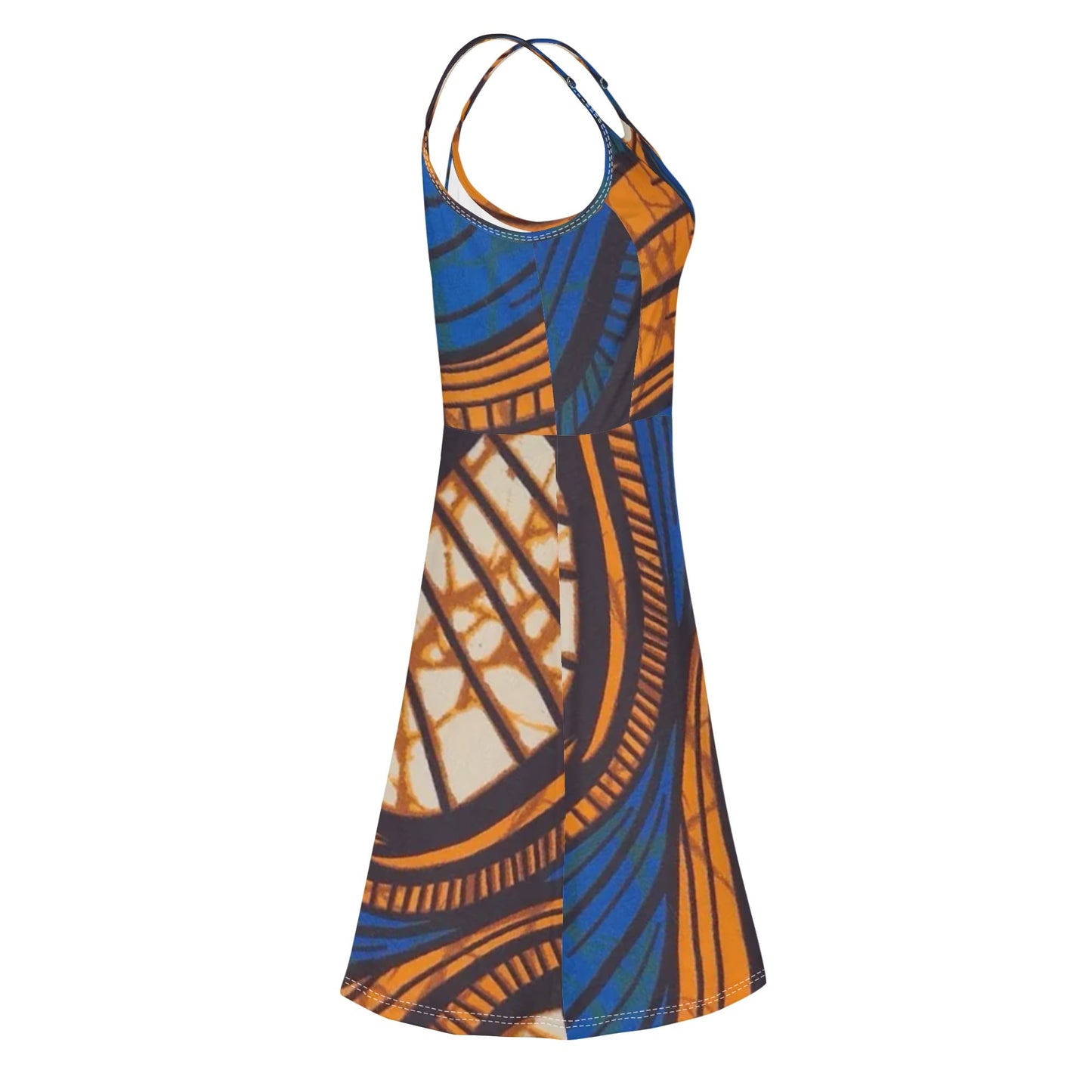 giorni d'estate spaghetti strap dress by tropic dune