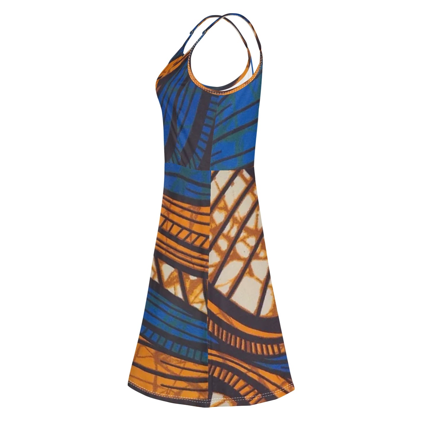 giorni d'estate spaghetti strap dress by tropic dune