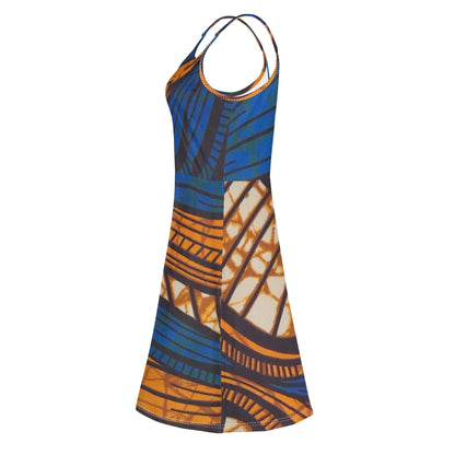 Giorni D'Estate Spaghetti Strap Dress By Tropic Dune