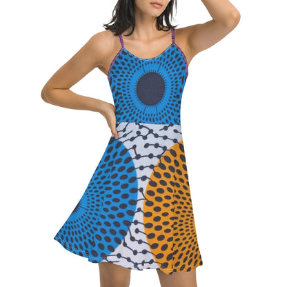 Fantasie Magiche Spaghetti Strap Dress By Tropic Dune