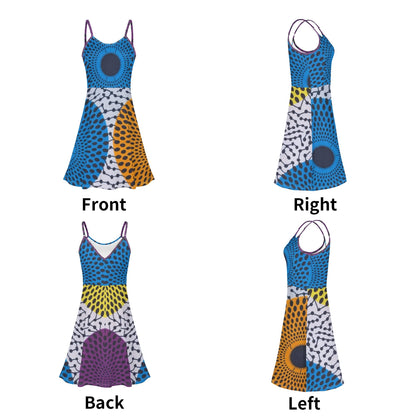 Fantasie Magiche Spaghetti Strap Dress By Tropic Dune