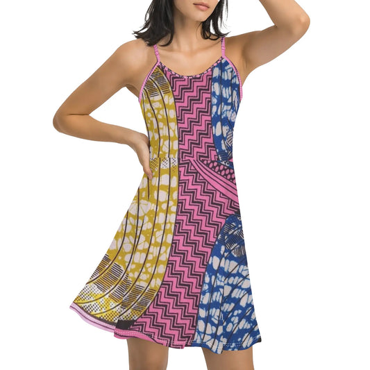La Bella Vita Spaghetti Strap Dress By Tropic Dune
