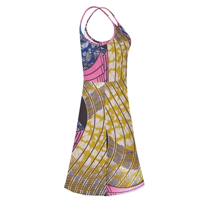 La Bella Vita Spaghetti Strap Dress By Tropic Dune