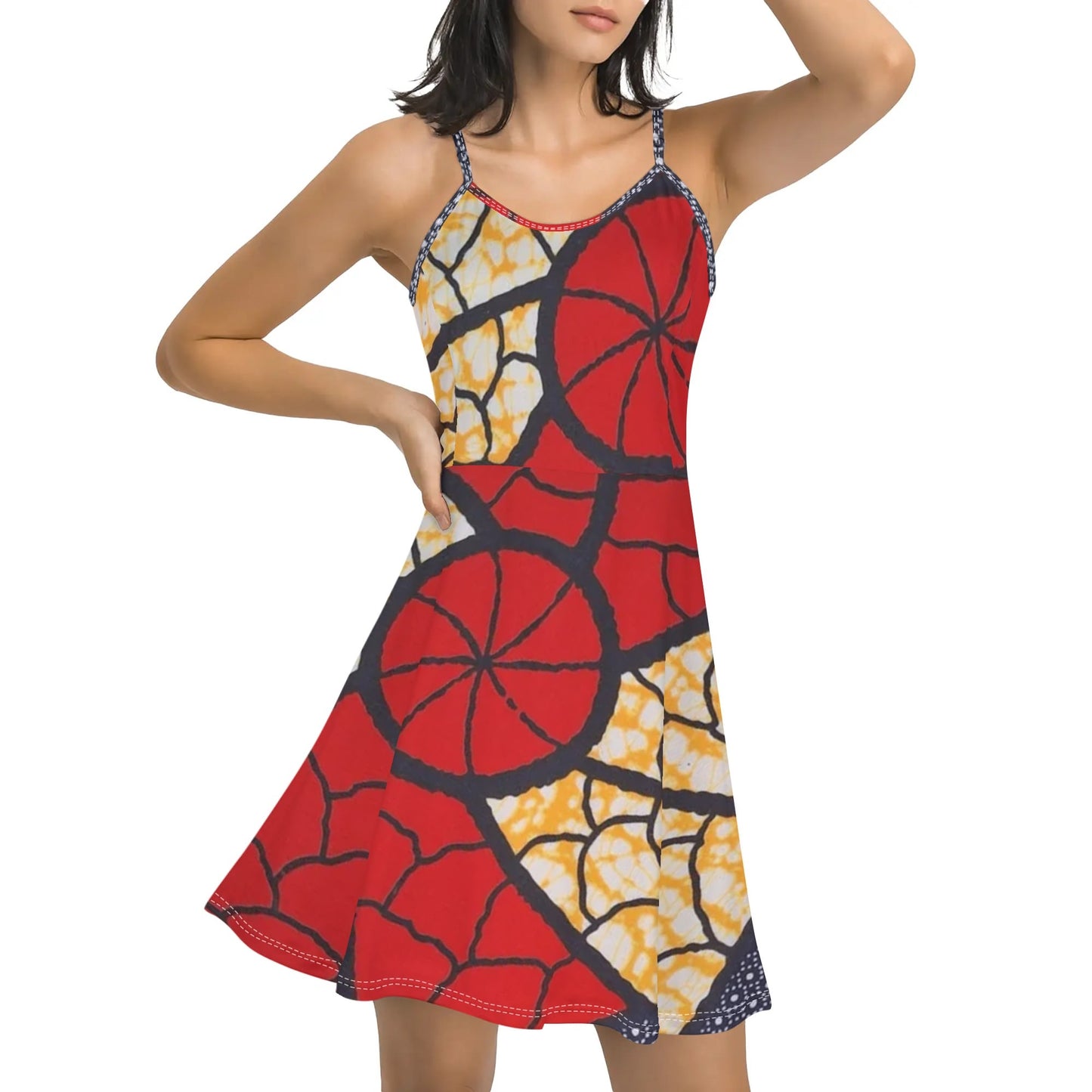 dolce follie spaghetti strap dress by tropic dune