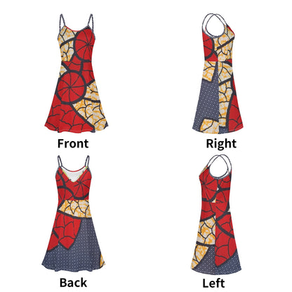 Dolce Follie Spaghetti Strap Dress By Tropic Dune