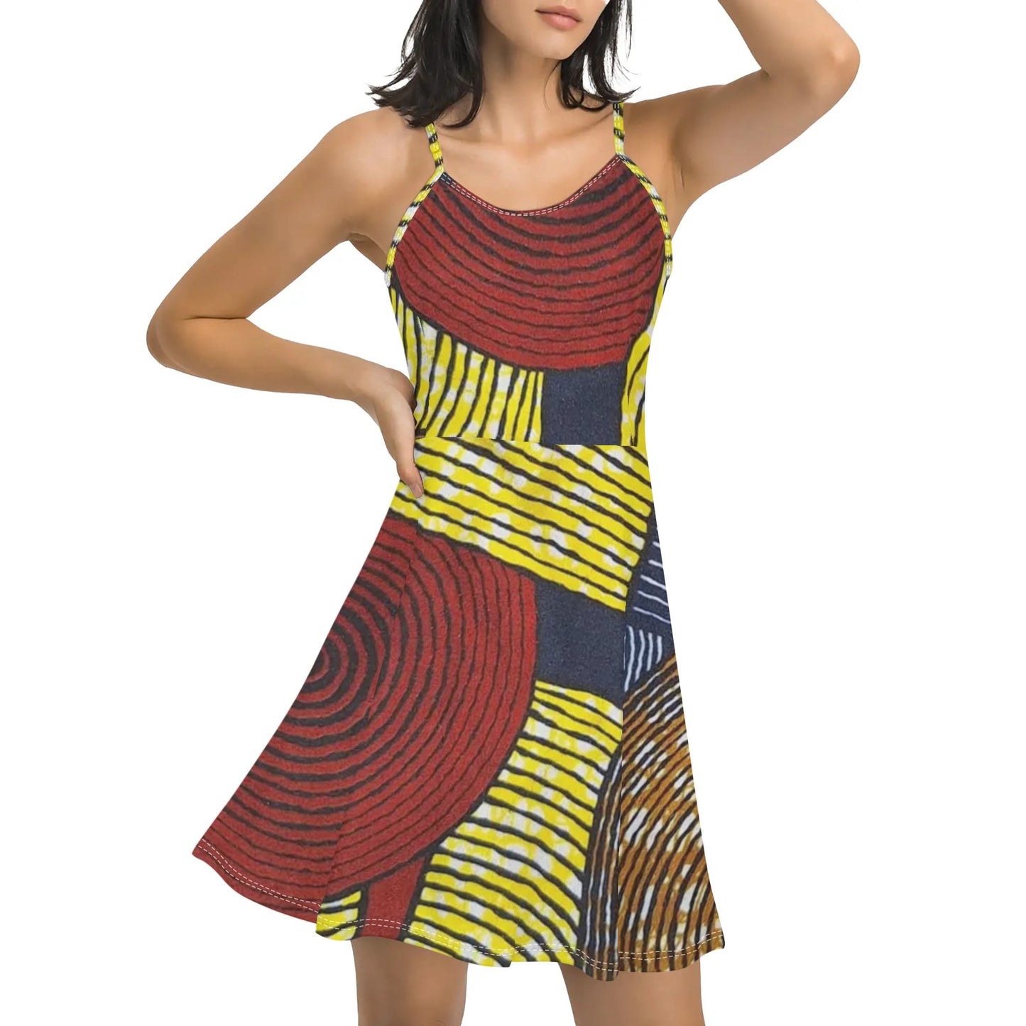 notte stellata spaghetti strap dress by tropic dune
