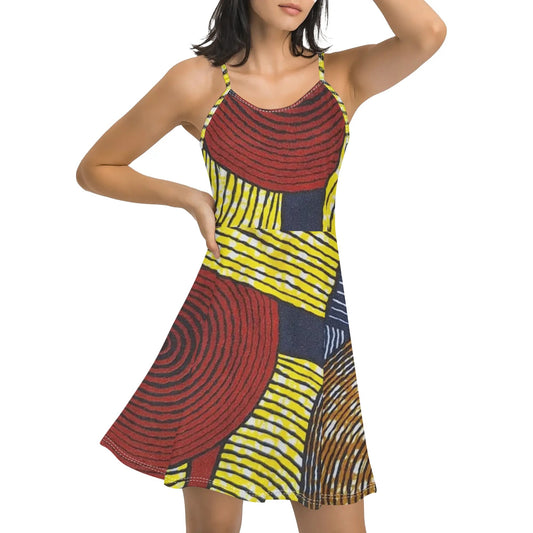 Notte Stellata Spaghetti Strap Dress By Tropic Dune