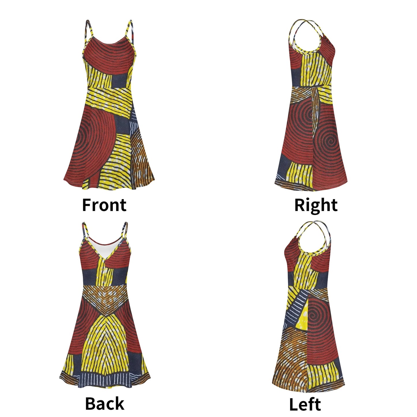 notte stellata spaghetti strap dress by tropic dune