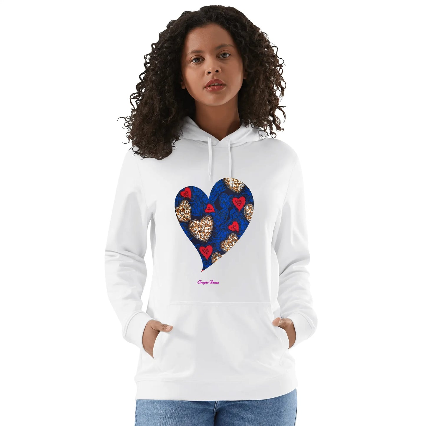 made woman hoodie by tropic dune