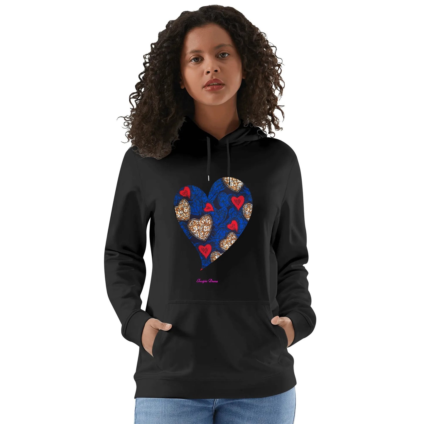 made woman hoodie by tropic dune