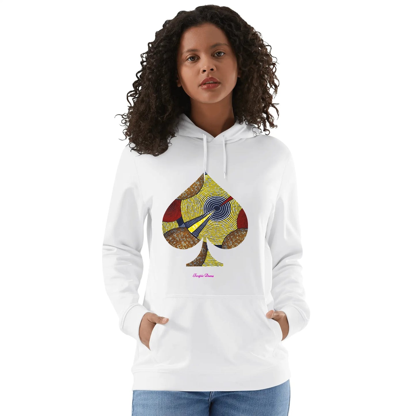 made woman hoodie by tropic dune