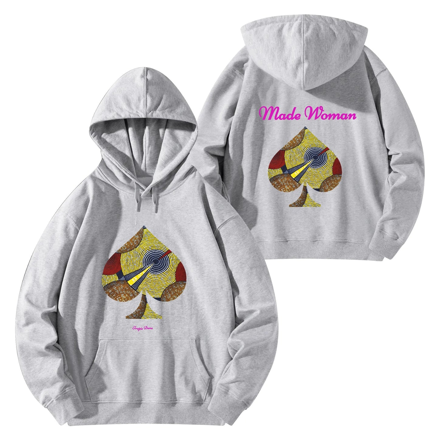 made woman hoodie by tropic dune