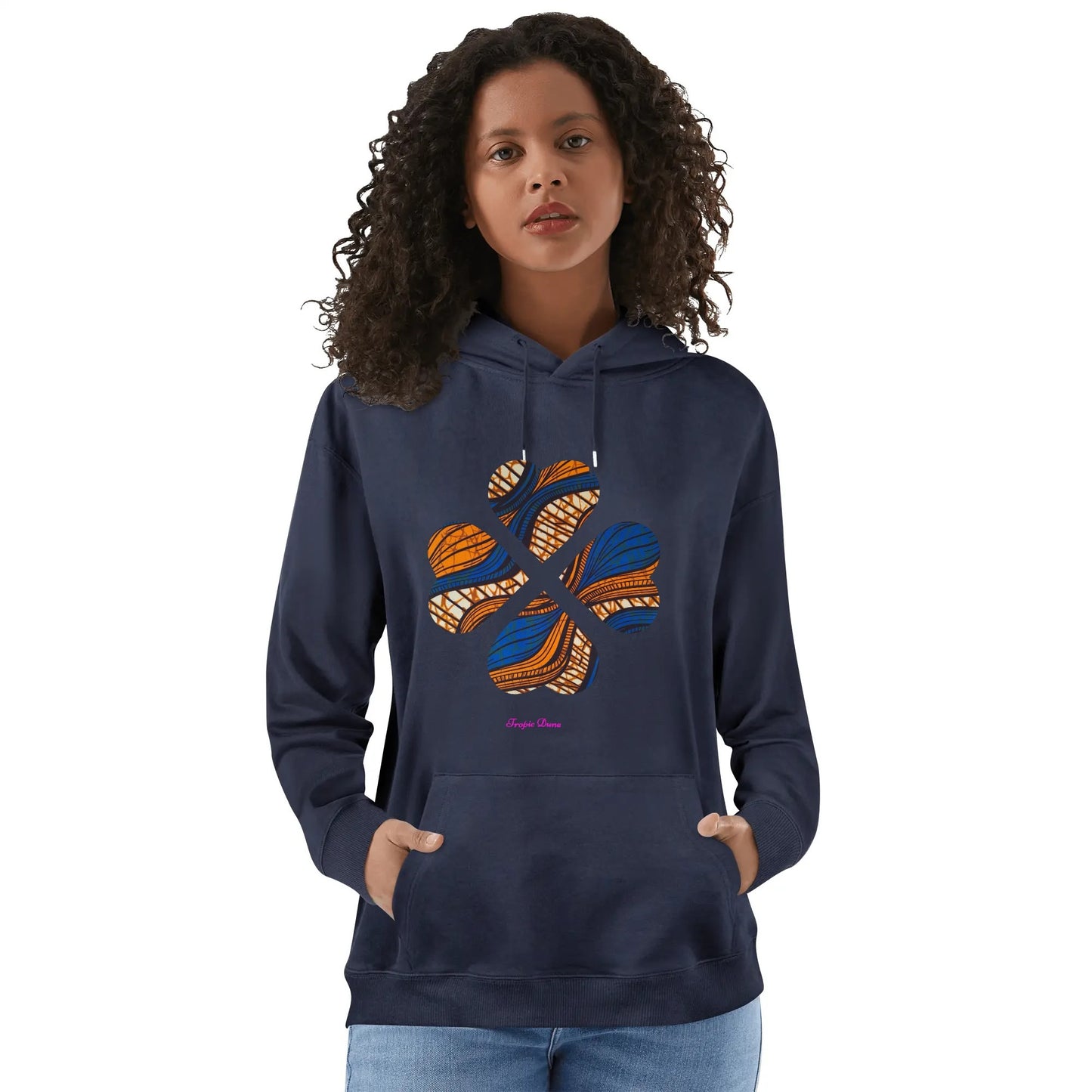 made woman hoodie by tropic dune