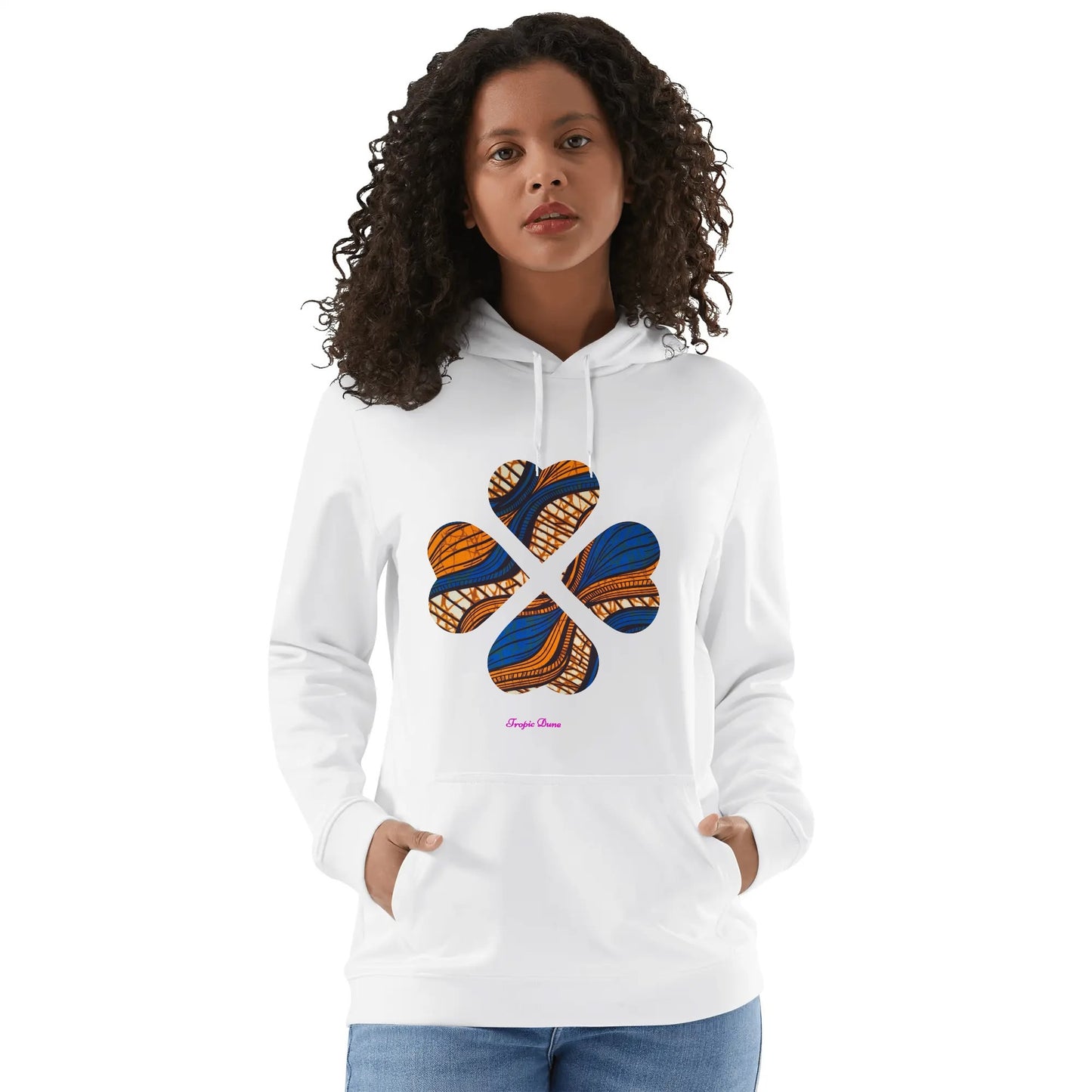 made woman hoodie by tropic dune