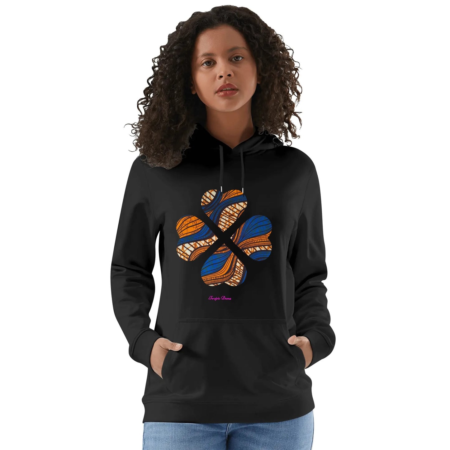 made woman hoodie by tropic dune