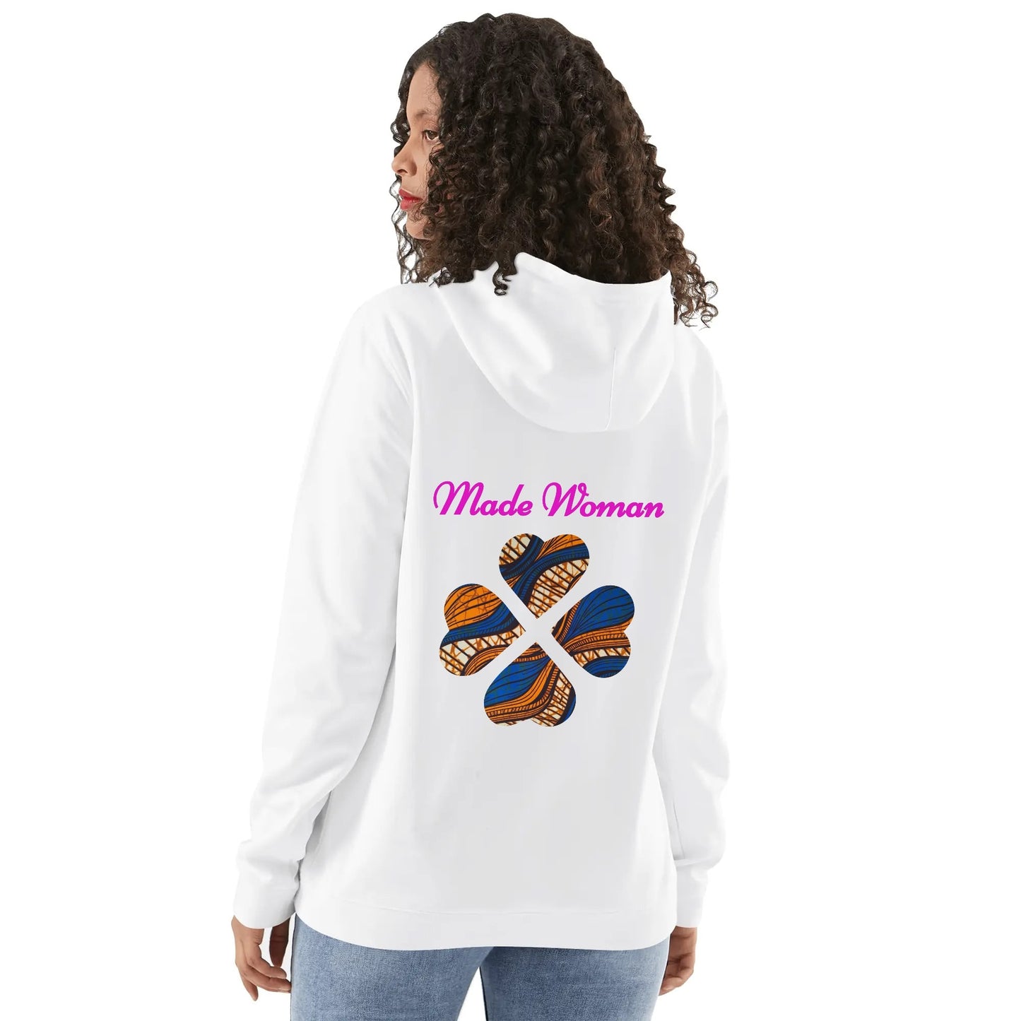 made woman hoodie by tropic dune