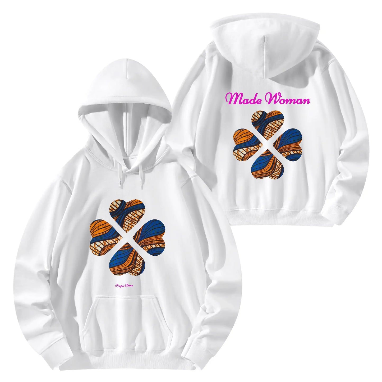 made woman hoodie by tropic dune
