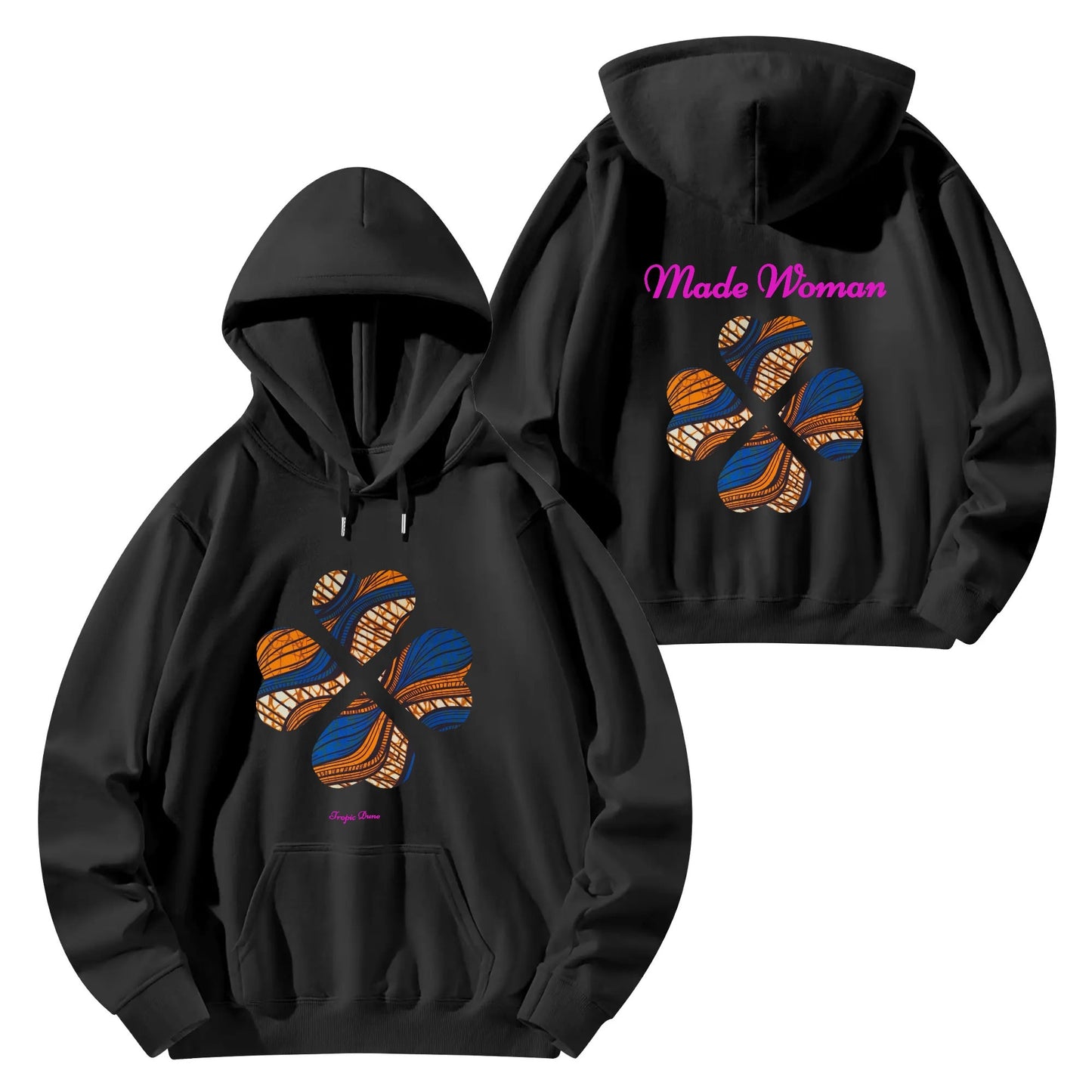 made woman hoodie by tropic dune