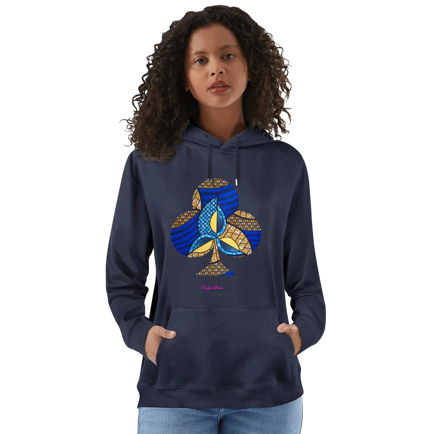 made woman hoodie by tropic dune