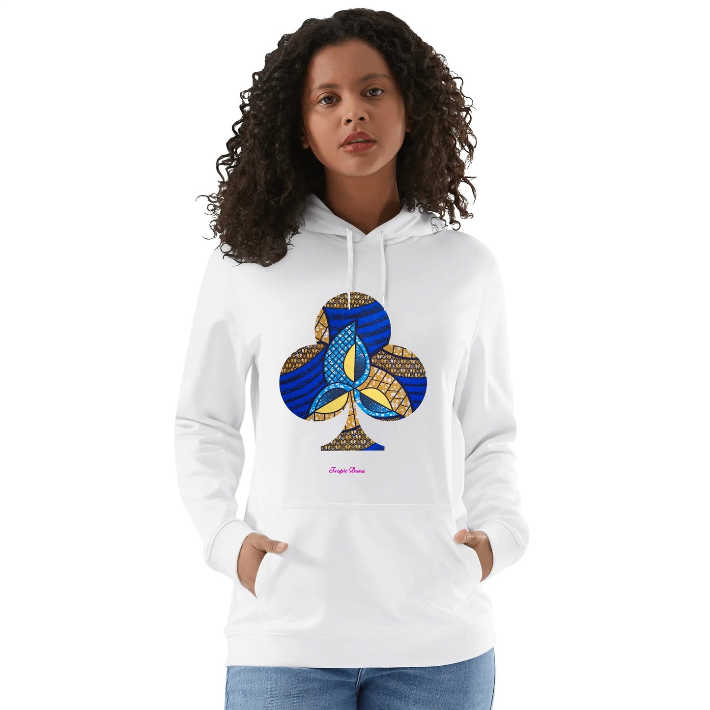 made woman hoodie by tropic dune