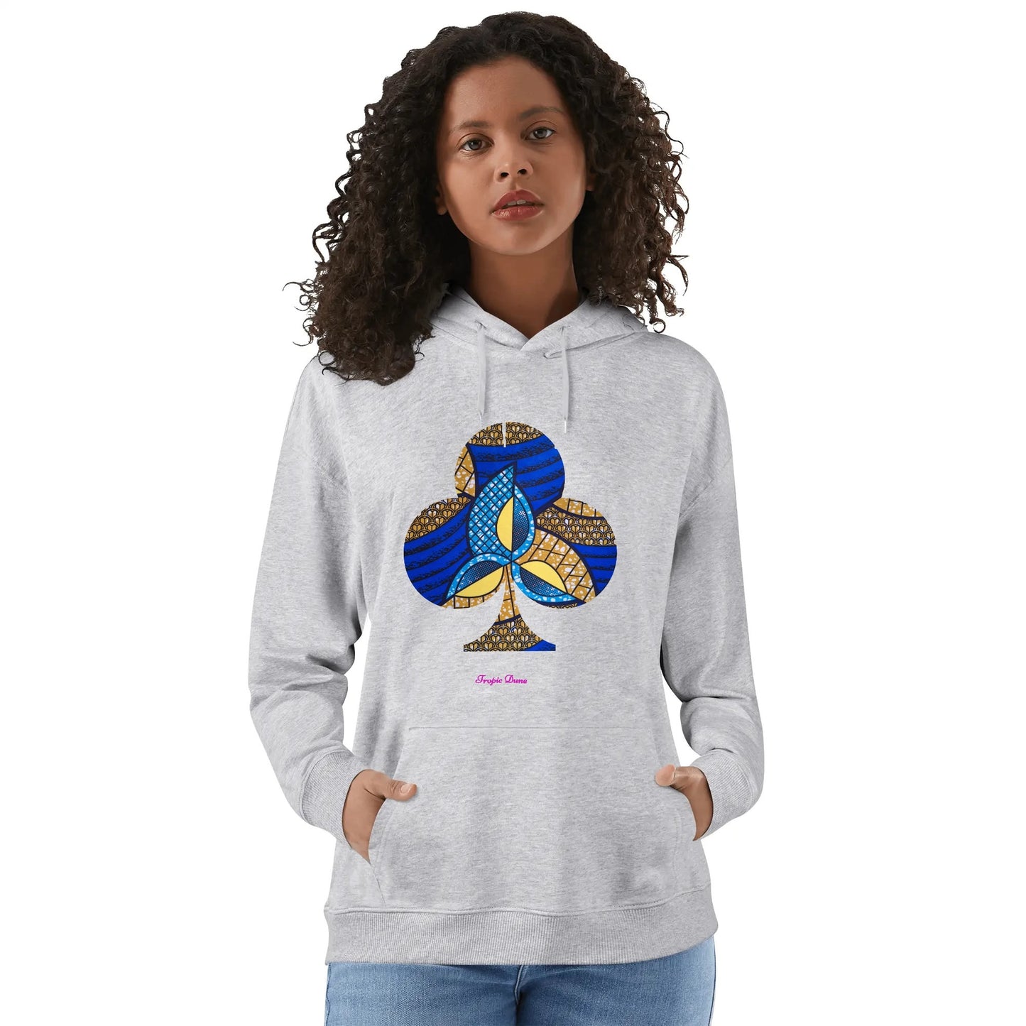 made woman hoodie by tropic dune