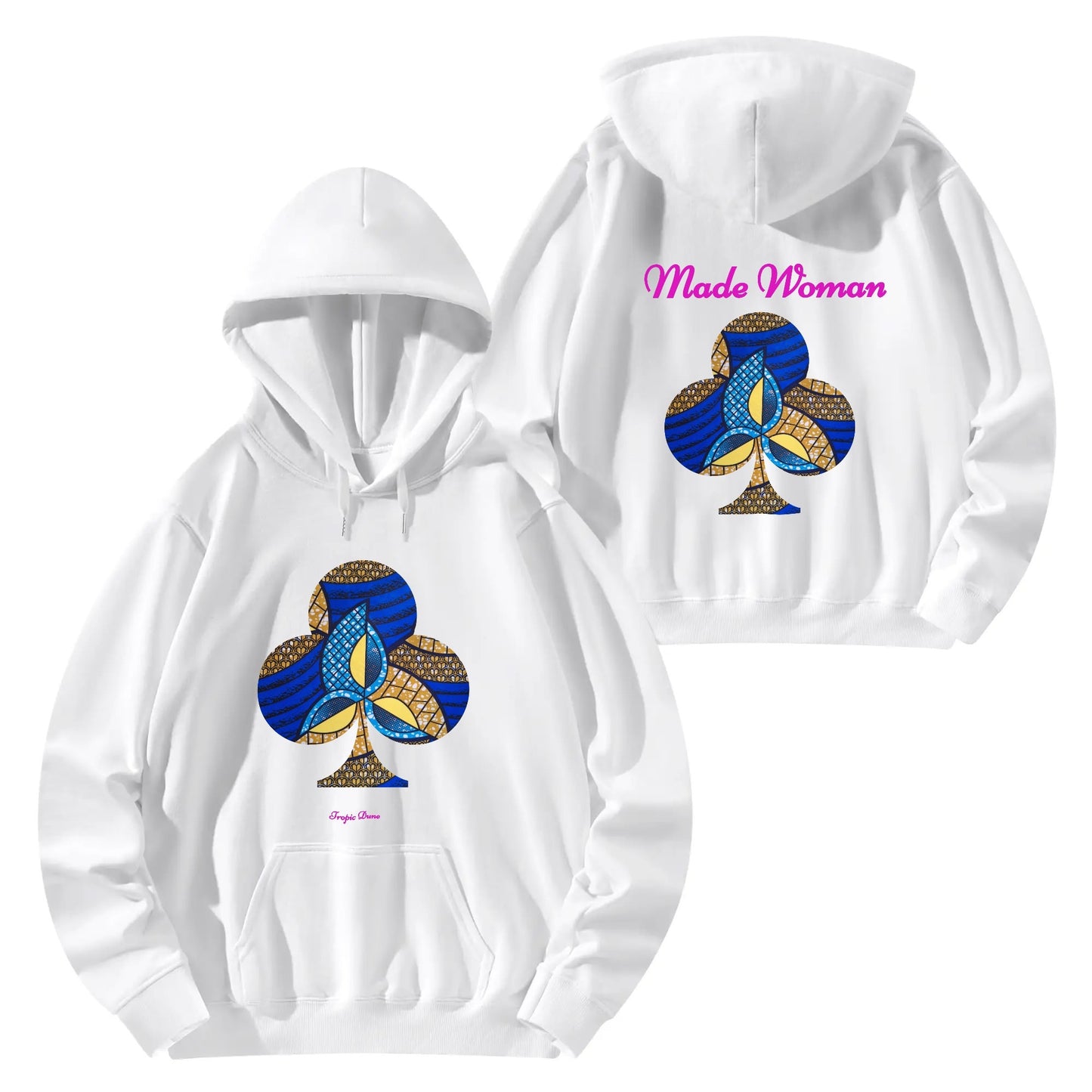 made woman hoodie by tropic dune