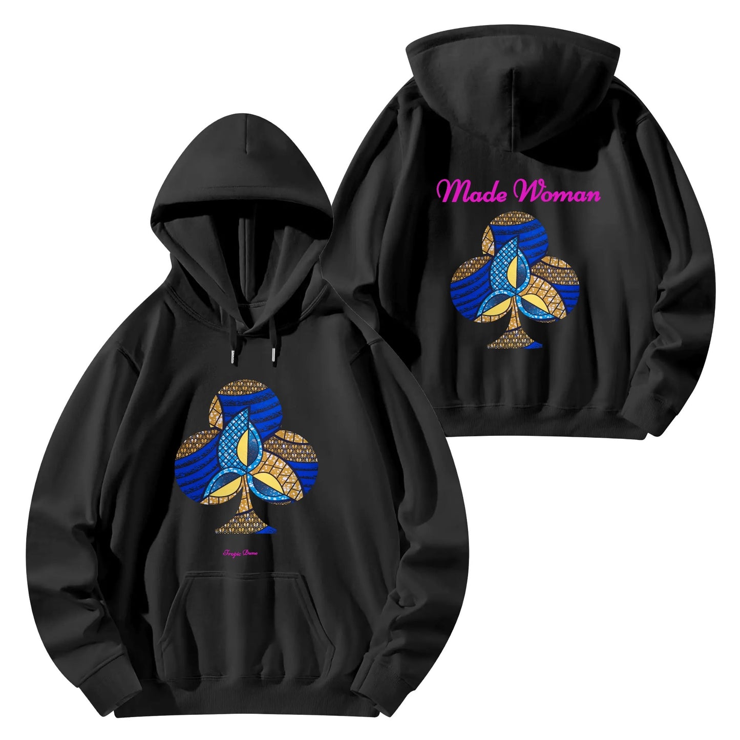 made woman hoodie by tropic dune