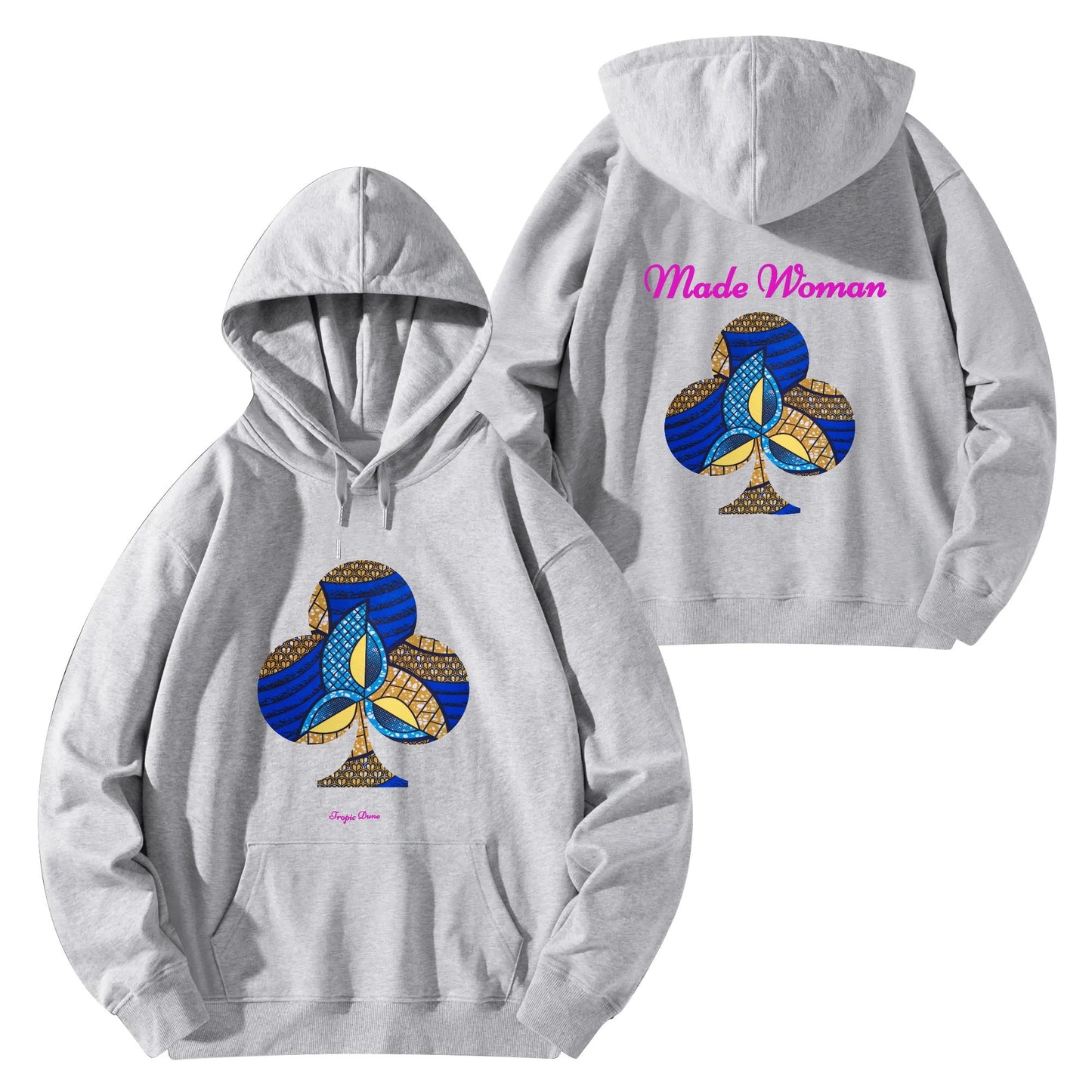 made woman hoodie by tropic dune