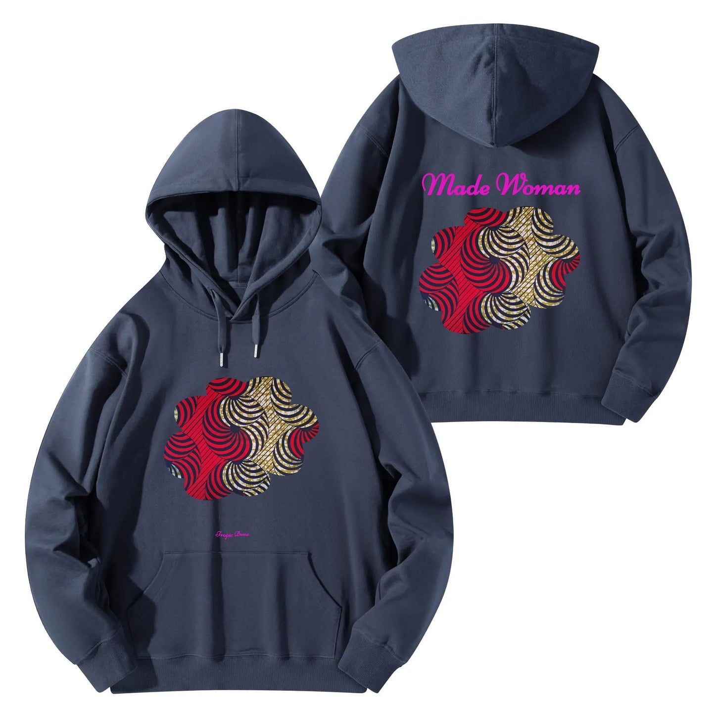 made woman hoodie by tropic dune