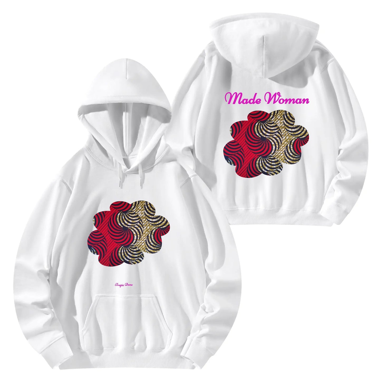 made woman hoodie by tropic dune