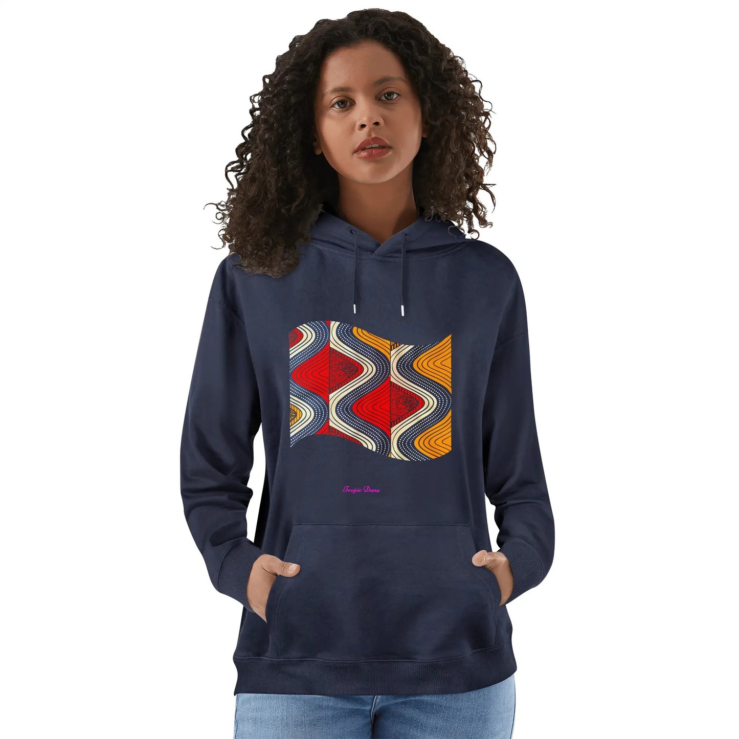 made woman hoodie by tropic dune