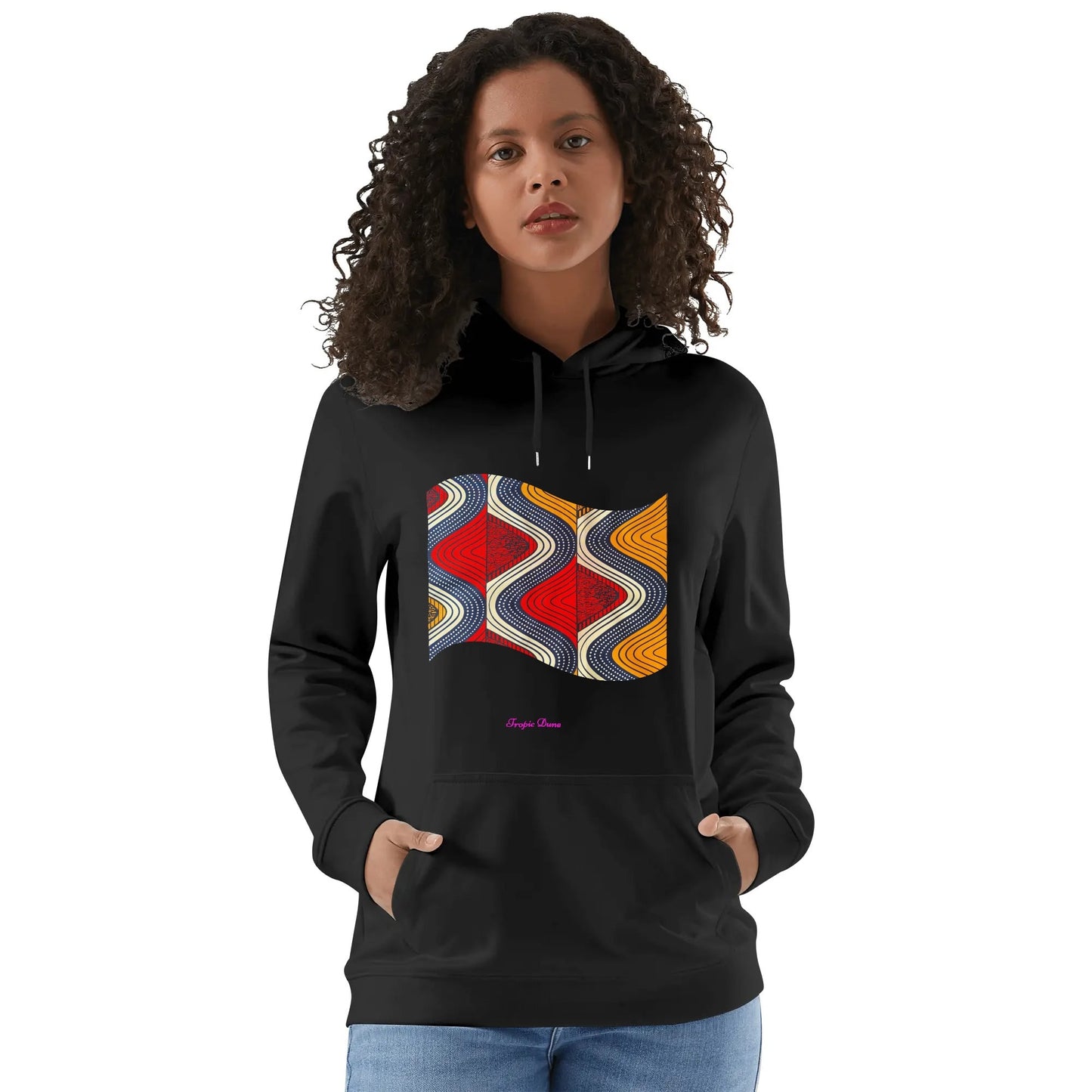made woman hoodie by tropic dune