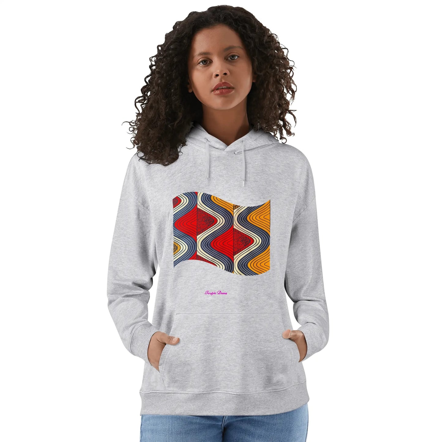 made woman hoodie by tropic dune