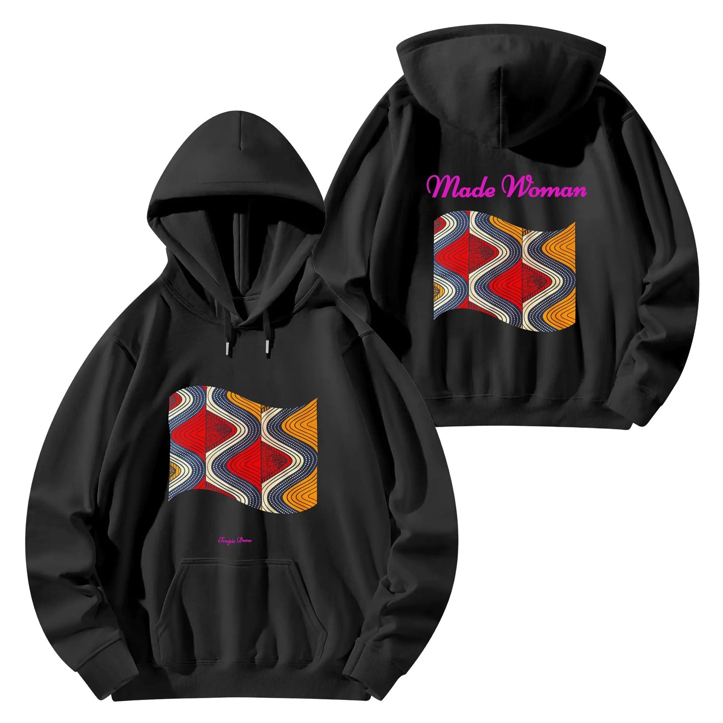 made woman hoodie by tropic dune
