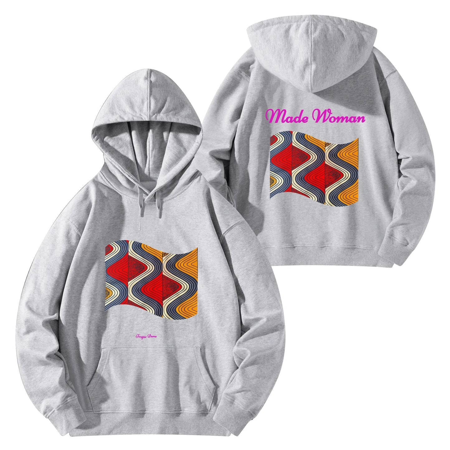 made woman hoodie by tropic dune