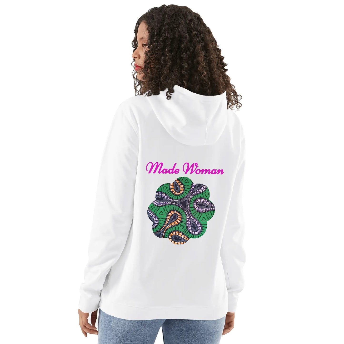 made woman hoodie by tropic dune