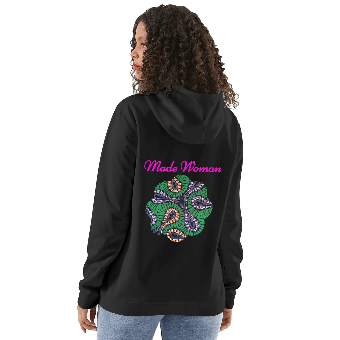 made woman hoodie by tropic dune