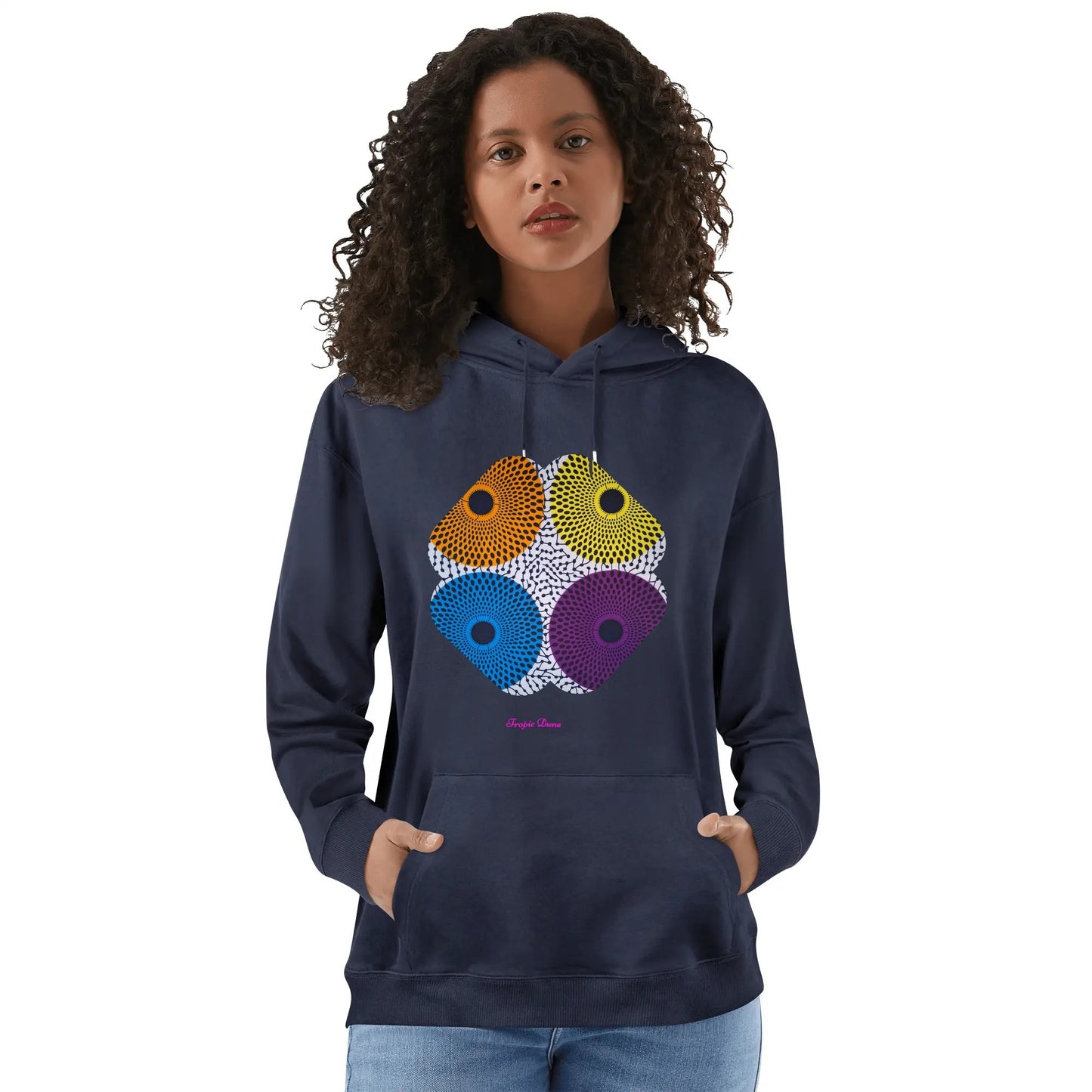 made woman hoodie by tropic dune